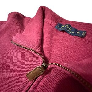 Polo‎ Ralph Lauren XL Quarter Zip Pullover Sweatshirt Magenta/Berry